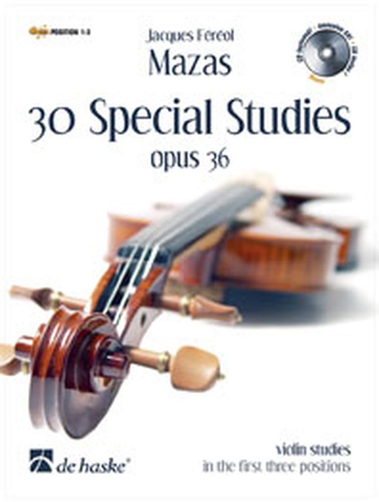 30 special studies opus 36 violon +cd cover image