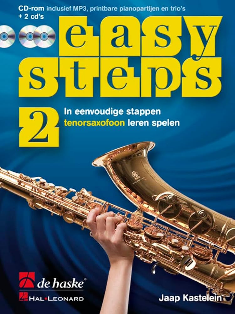 Easy steps 2 tenorsaxofoon (tenor) - in eenvoudige stappen tenorsaxofoon leren spelen - cover image
