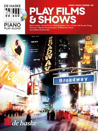 Play films & shows piano +cd cover image