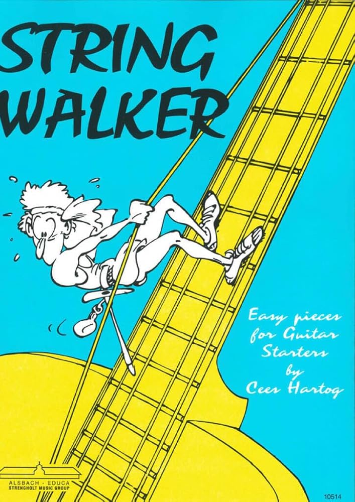 Cees hartog : string walker easy pieces for guitar starters cover image