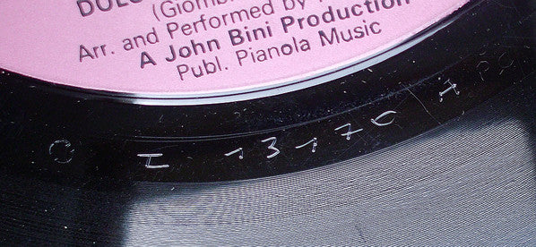 Ryan Paris : Dolce Vita (7",45 RPM,Single)