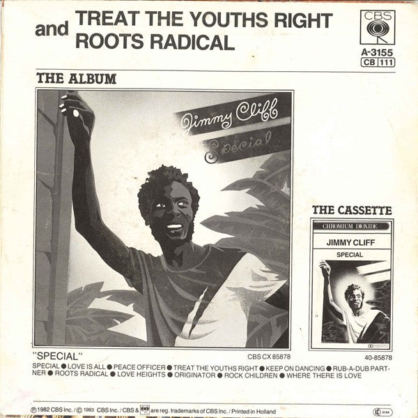 Jimmy Cliff : Treat The Youths Right (7",45 RPM,Single)
