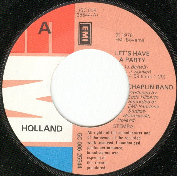 Chaplin Band, The : Let's Have A Party (7",45 RPM,Single)
