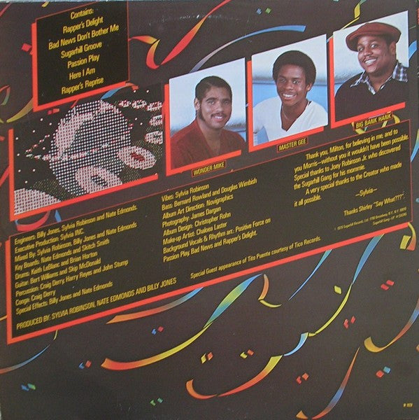 Sugarhill Gang : Sugarhill Gang (LP,Album,Stereo)