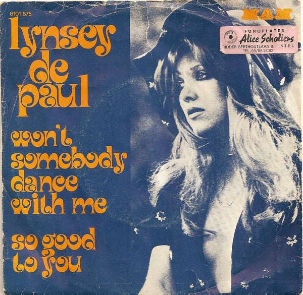 Lynsey De Paul : Won't Somebody Dance With Me (7",45 RPM,Single)