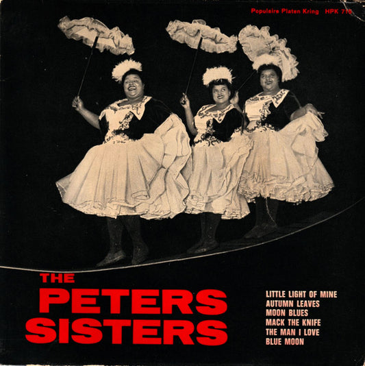 Peters Sisters : The Peters Sisters With The Pop Parade Orchestra (7",33 ⅓ RPM,EP)