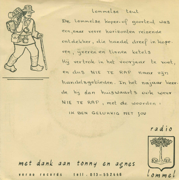 Albert Maes : Nie Te Rap (7",45 RPM,Single)