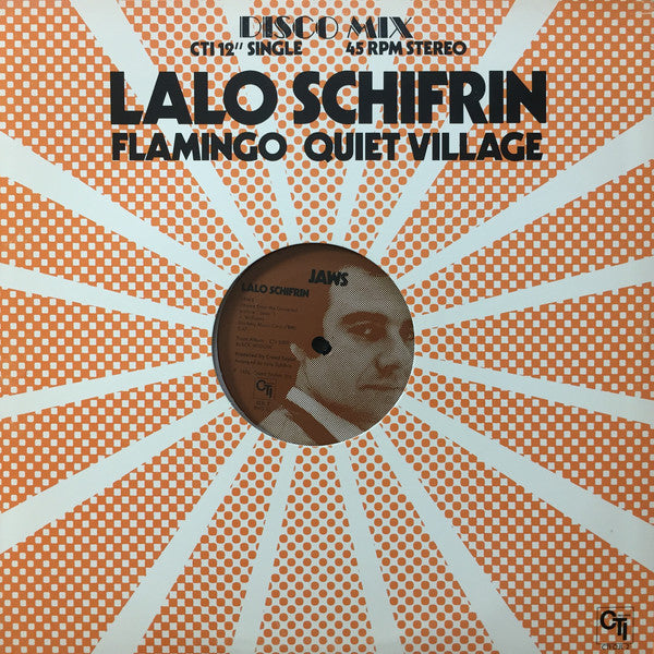 Lalo Schifrin : Flamingo / Quiet Village / Jaws (12",45 RPM,Single)