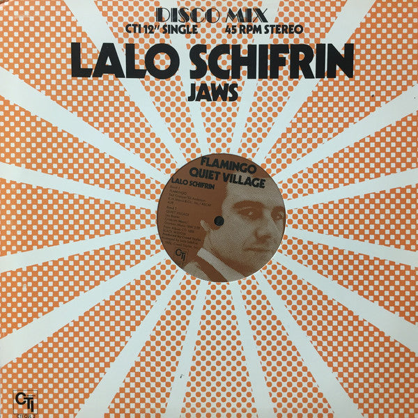 Lalo Schifrin : Flamingo / Quiet Village / Jaws (12",45 RPM,Single)