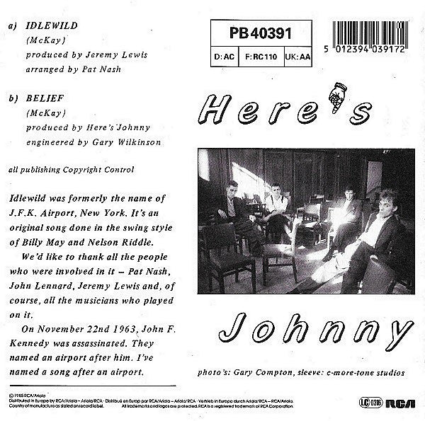 Here's Johnny : Idlewild (7",45 RPM)