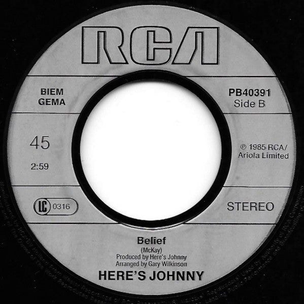 Here's Johnny : Idlewild (7",45 RPM)