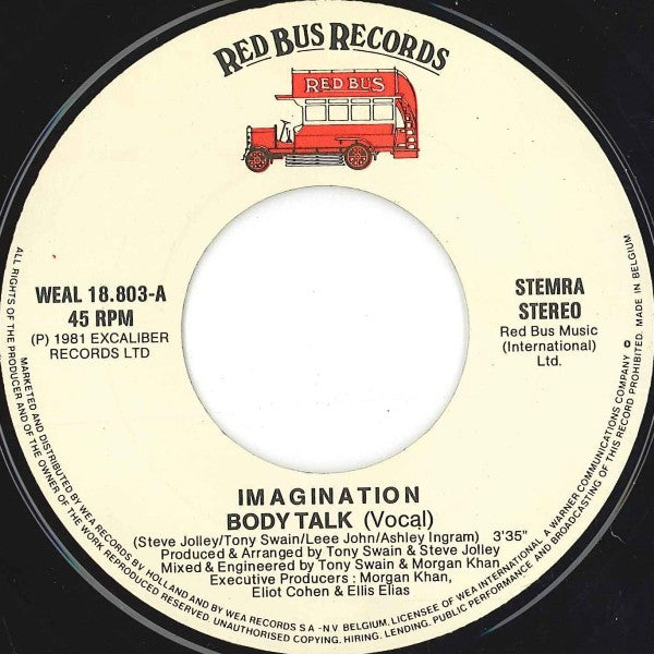 Imagination : Body Talk (7",45 RPM,Single)