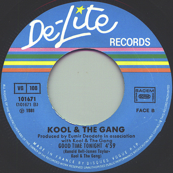 Kool & The Gang : Big Fun / Good Time Tonight (7",45 RPM,Single)