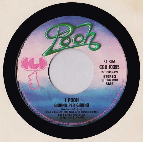 Pooh : Cercami / Giorno Per Giorno (7",45 RPM)
