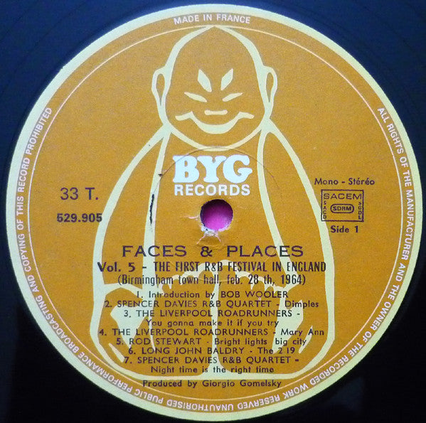 Various : Faces And Places Vol. 5 - The First R&B Festival In England (LP)