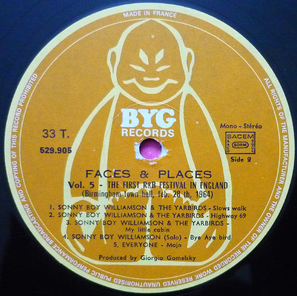 Various : Faces And Places Vol. 5 - The First R&B Festival In England (LP)