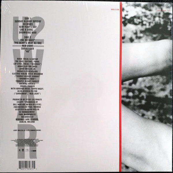 U2 : War (LP,Album,Reissue)