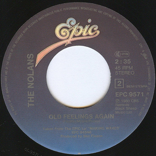 Nolans, The : Attention To Me (7",45 RPM,Single,Stereo)