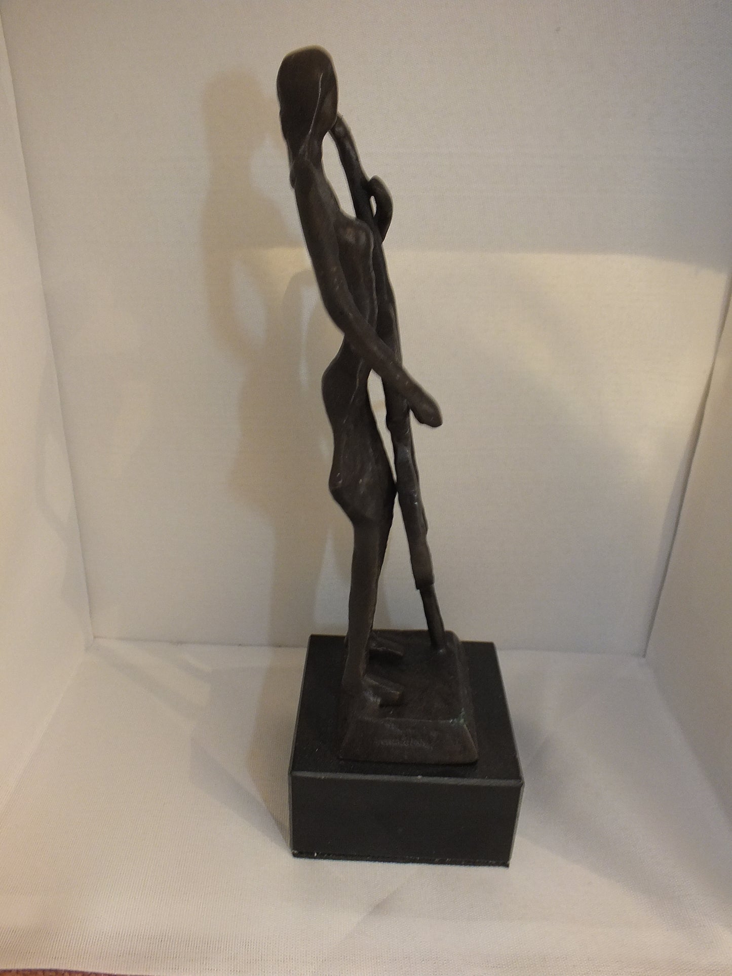 Bronzen beeld Cello