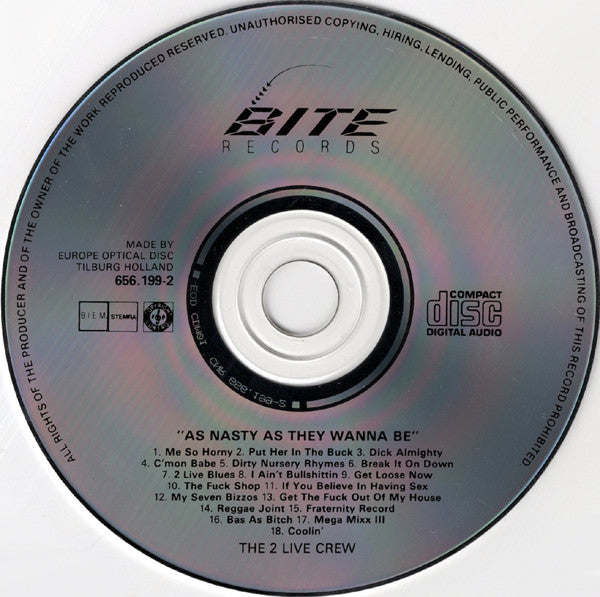 2 Live Crew, The : As Nasty As They Wanna Be (Album)