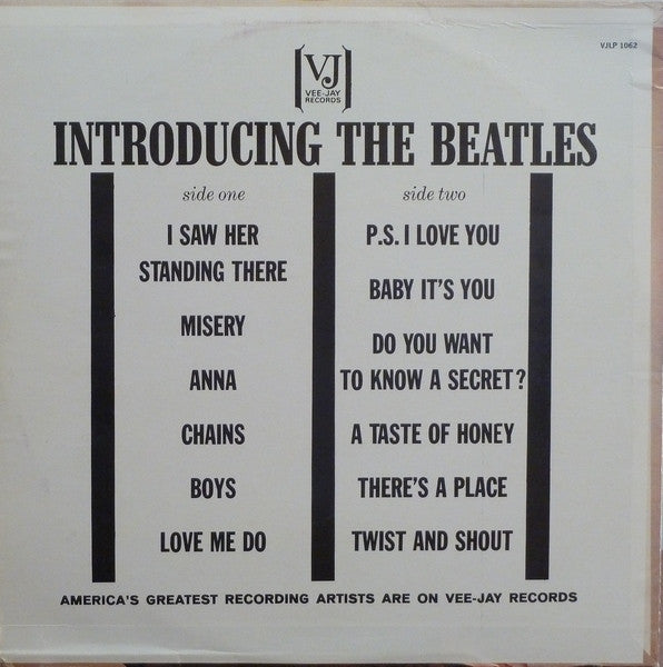 The Beatles – Introducing... The Beatles vg+ sleve g+