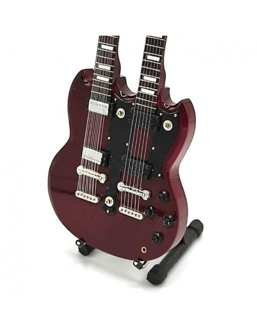 MINIATUUR GIBSON DOUBLENECK SG GITAAR