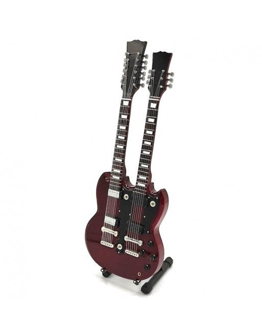 MINIATUUR GIBSON DOUBLENECK SG GITAAR