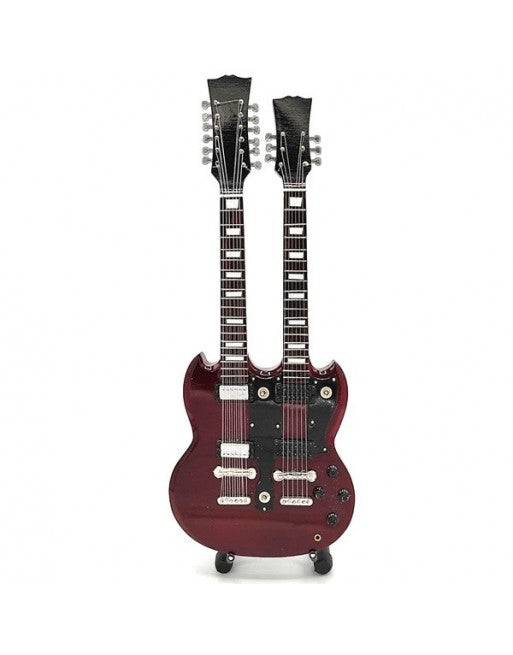 MINIATUUR GIBSON DOUBLENECK SG GITAAR