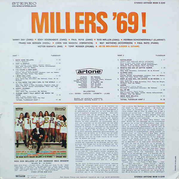 De Millers : Millers '69! (LP)