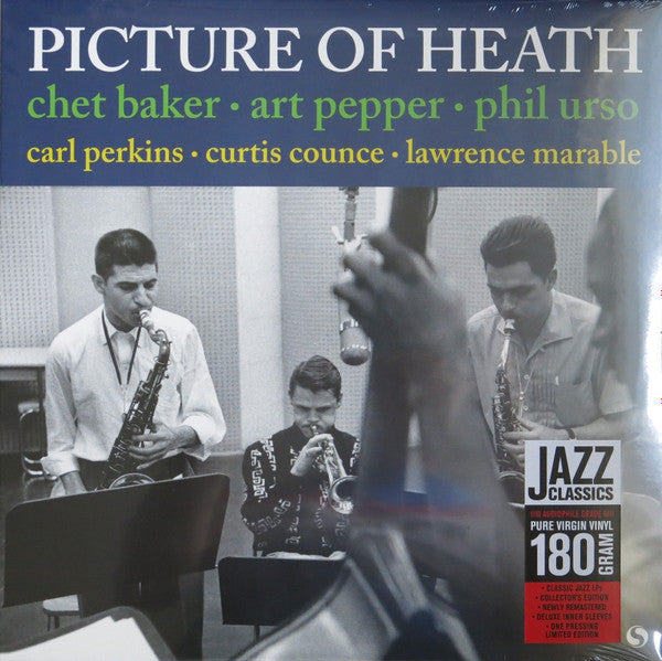 Chet Baker & Art Pepper : Picture Of Heath (LP,Album,Limited Edition,Reissue,Remastered,Mono)