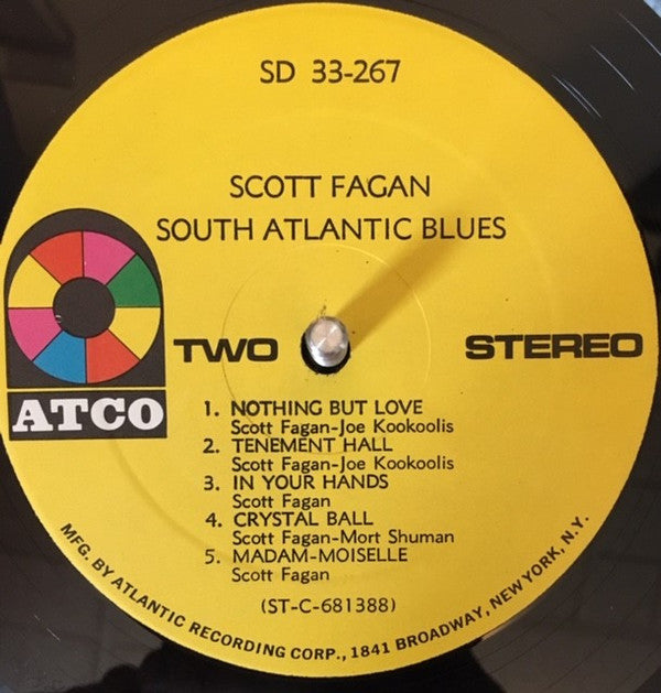 Scott Fagan : South Atlantic Blues (LP,Album,Stereo)