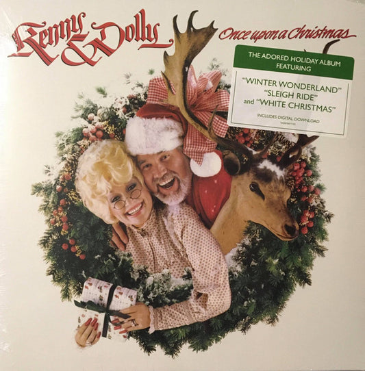 Kenny Rogers & Dolly Parton : Once Upon A Christmas (LP,Album,Reissue)