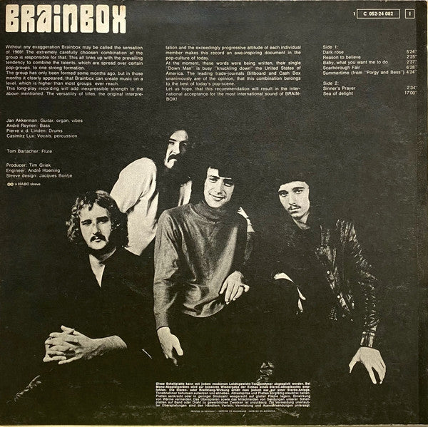 Brainbox (3) : Brainbox (LP,Album,Stereo)