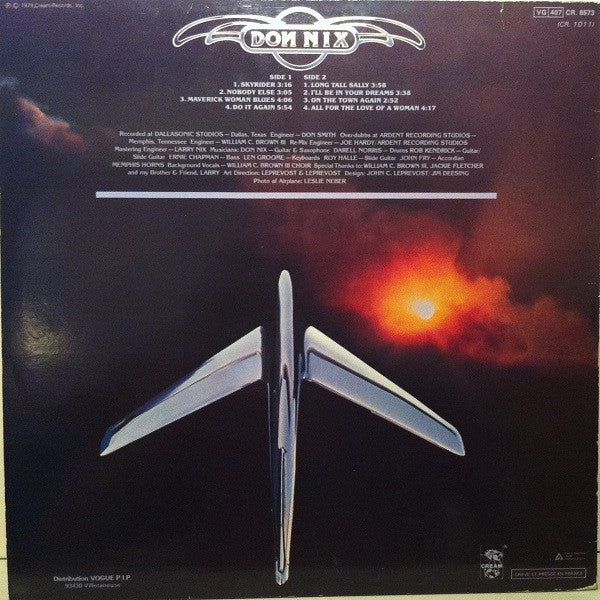 Don Nix : Skyrider (LP,Album)