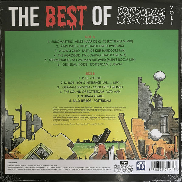 Various : The Best Of Rotterdam Records Vol I (12",33 ⅓ RPM,Limited Edition,Stereo)